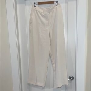 Wilfred Wide-Leg Pants in Cream - Size 10